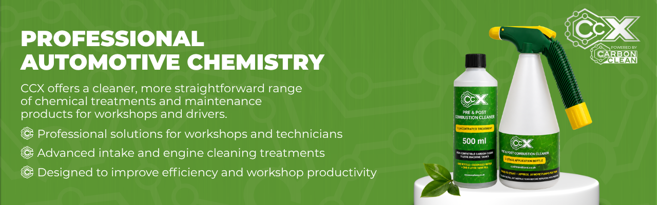 Banner of CCX Explaining Professional Automotive Chemestry